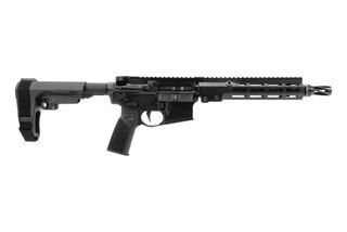 10.3" 5.56 NATO AR-15 pistol, black.